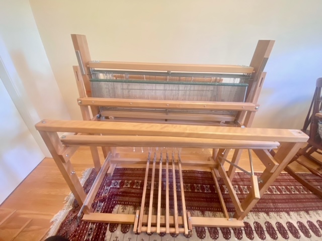 For Sale: LeClerc Artisat Loom, 36″ with Bench and Accessories, Sewing Machine (Bayview and 401)