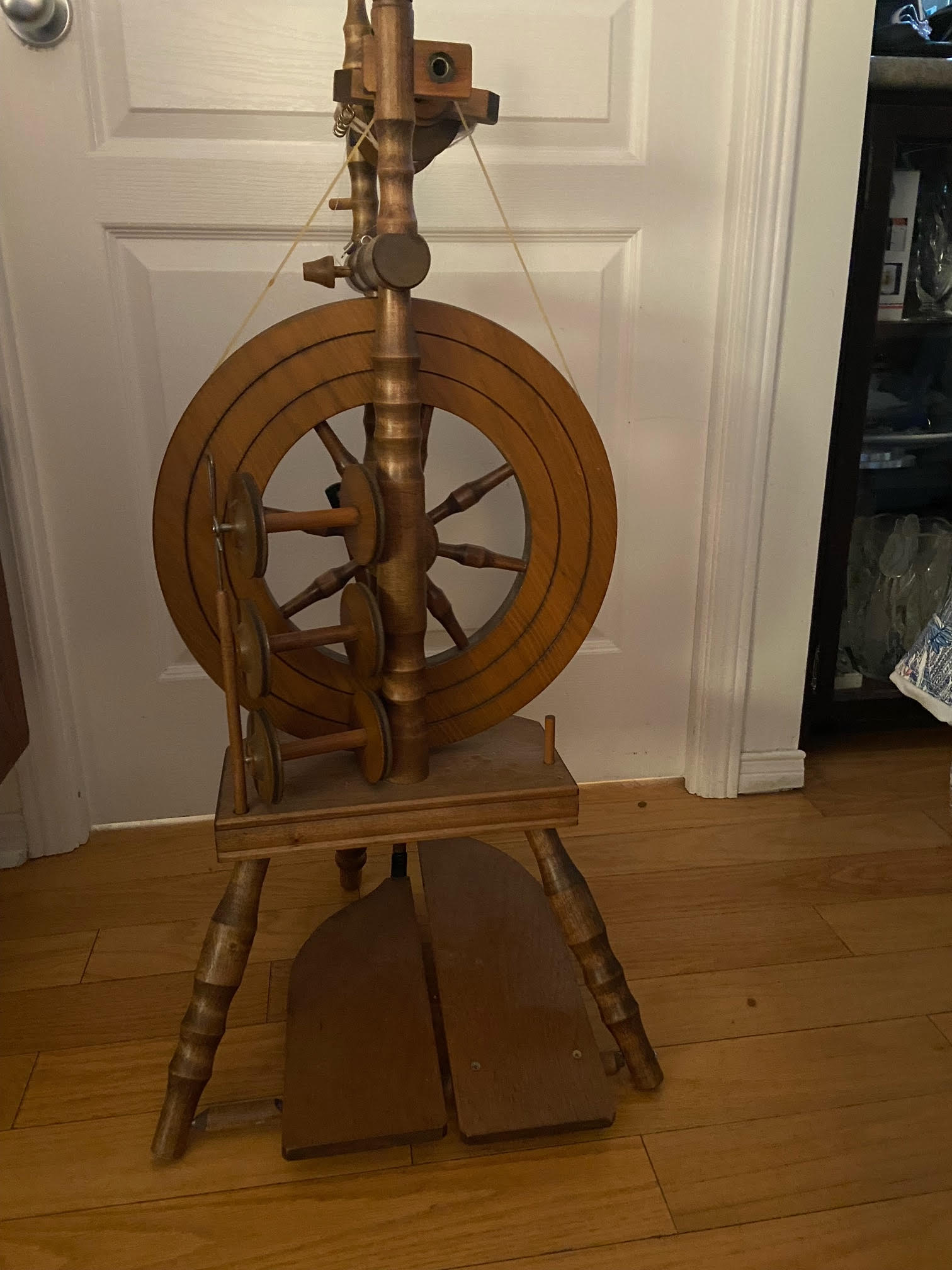 For Sale: Baynes Double Treadle Spinning Wheel