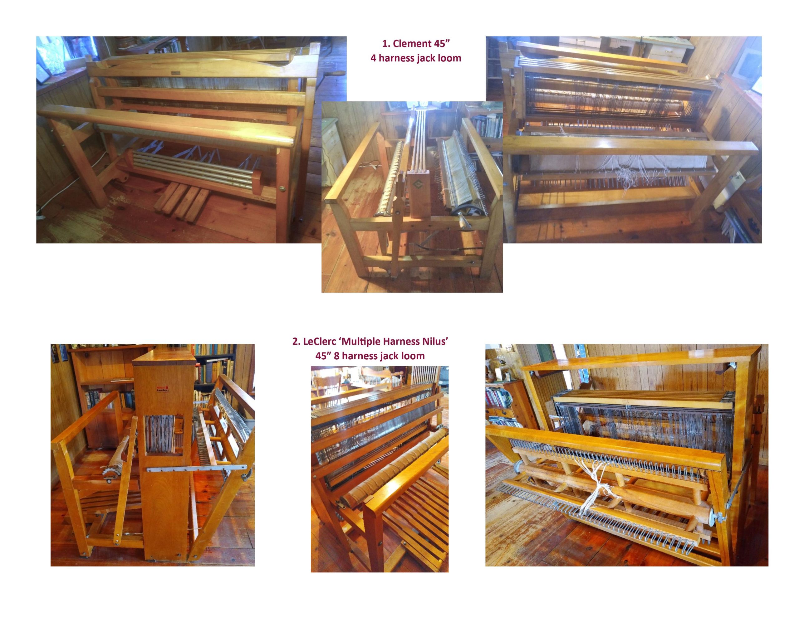 For Sale: Looms and Weaving Equipment (Elphin)